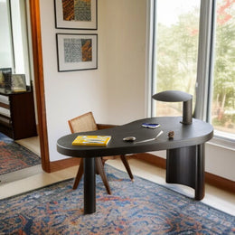 Compact office table for small home office setup

