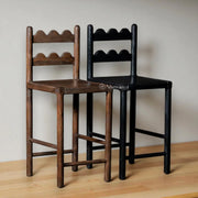 Nismaaya Tarang Counter Design Reclaimed Wooden Chairs