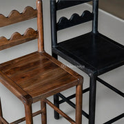 Nismaaya Tarang Counter Design Reclaimed Wooden Chairs