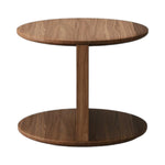 Premium walnut wood bedside table for bedroom organization