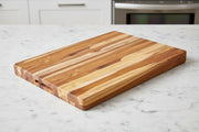 Nismaaya Teak Wood Gripe Handle Carving Board, Chopping Board For Vegetables
