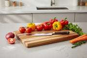 Nismaaya Teak Wood Gripe Handle Carving Board, Chopping Board For Vegetables