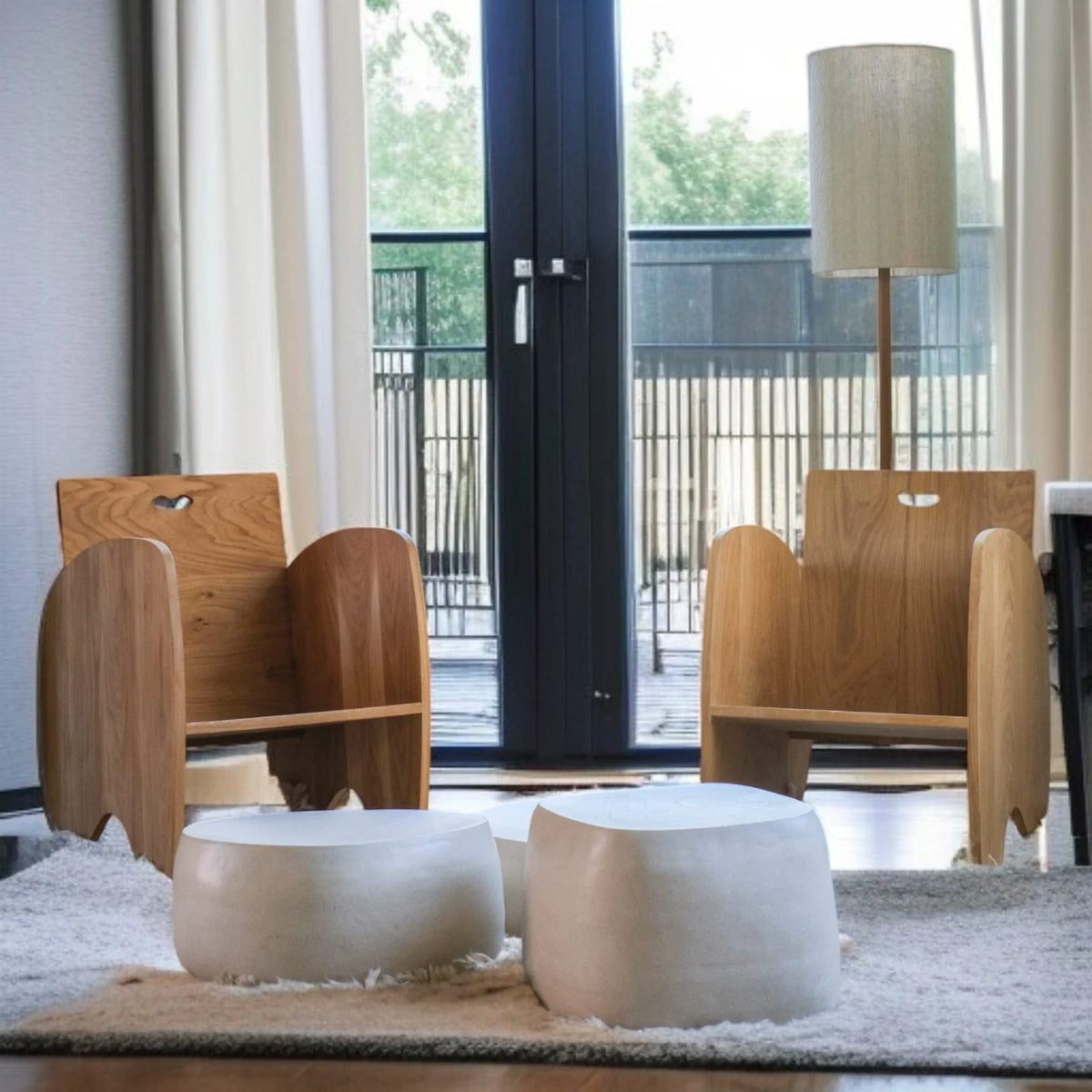 Samara Solid Wood Chair – Nismaaya Decor UAE