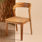 Acelynn Teak Wood Dining Chair for elegant dining rooms