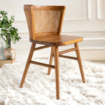 Premium  Aeron Teak Wood & Rattan Chair with modern design