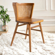 Premium  Aeron Teak Wood & Rattan Chair with modern design