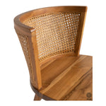 Elegant Aeron Teak Wood & Rattan Chair for living room seating