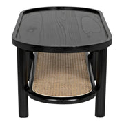 Stylish Agnes Teak Wood & Rattan Coffee Table for home decor