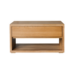 Bean Oak Wood Drawer Bedside modern nightstand