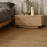 Bena Oak Wood Bedside modern nightstand