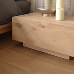 Bena Oak Wood Bedside small wooden nightstand