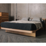 Bevis Oak Wood Bed front view