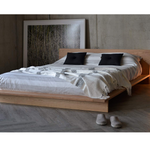 Bexter Oak Wood Bed front view