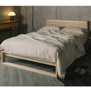 Beyla Oak Wood Bed frame