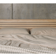 Beyla Oak Wood Bed for bedroom