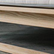 Beyla Oak Wood Bed premium design