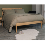 Bricker Oak Wood Bed frame