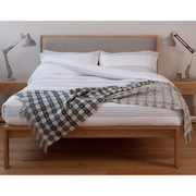 Brie Oak Wood Bed design