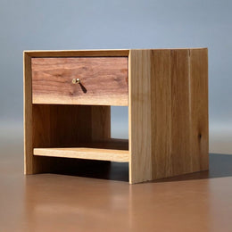 Brynn Oak Wood Bedside 1