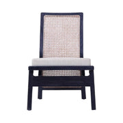 Buana Oak Wood & Cane Lounge Chair 2