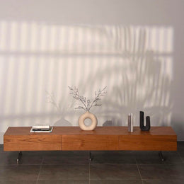 Caron Red Oak Wood TV Unit 1