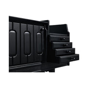 Elan Oak Wood Sideboard Black 6