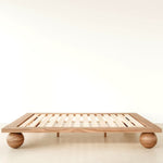 Elgin Walnut Wood Bed 3