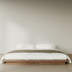 Eliava Walnut Wood Bed furniture