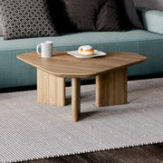 Erna Oak Wood Coffee Table 2
