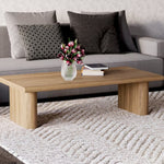 Evella Oak Wood Coffee Table 2