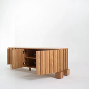 Nolan Natural Wooden TV Unit
