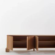 Nolan Natural Wooden TV Unit