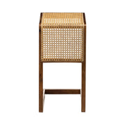 Jace Teak Wood & Cane Side Table