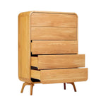 Marcela Oak Wood Chest of Drawers 2