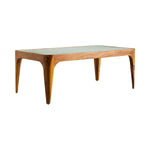 Maren Brass Starburst Rectangular Coffee Table 3