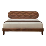 Aase Walnut Wood Bed frame