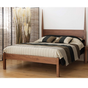Adam Walnut Wood Bed design
