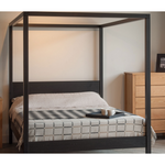 Aico Oak Wood Poster Bed design