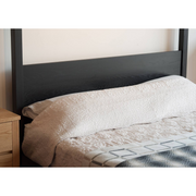 Aico Oak Wood Poster Bed finish