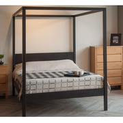 Aico Oak Wood Poster Bed for Bedroom