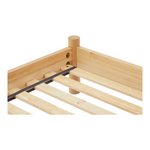 Aika White Oak Wood Bed setup