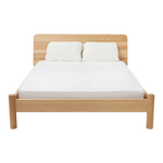 Aika White Oak Wood Bed frame